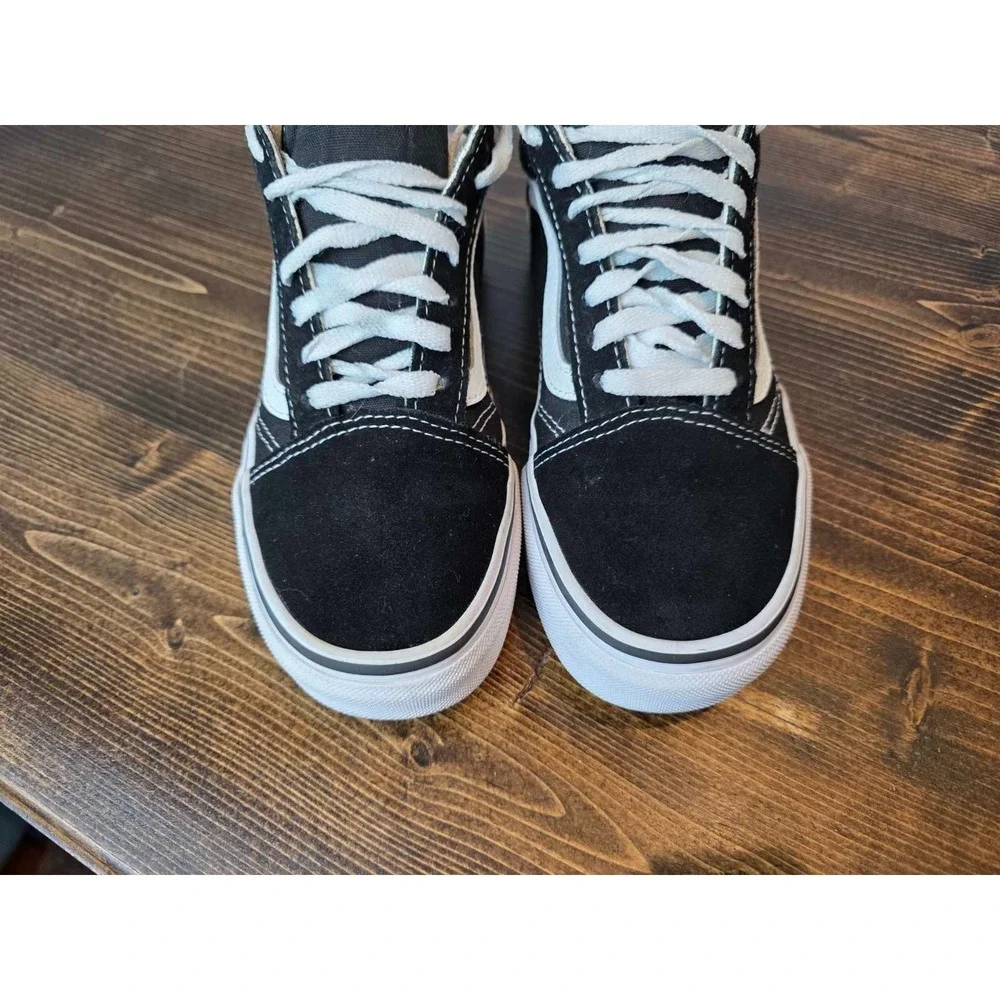 Vans Old Skool Men's Sneakers Size 5 Women's 6.5 Black Suede Canvas Casual Shoes
